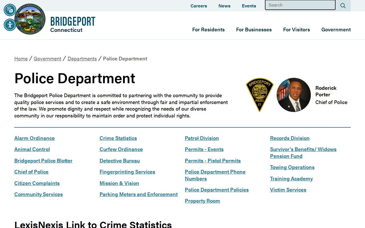 Bridgeport arrest records Bridgeport Police Department source
