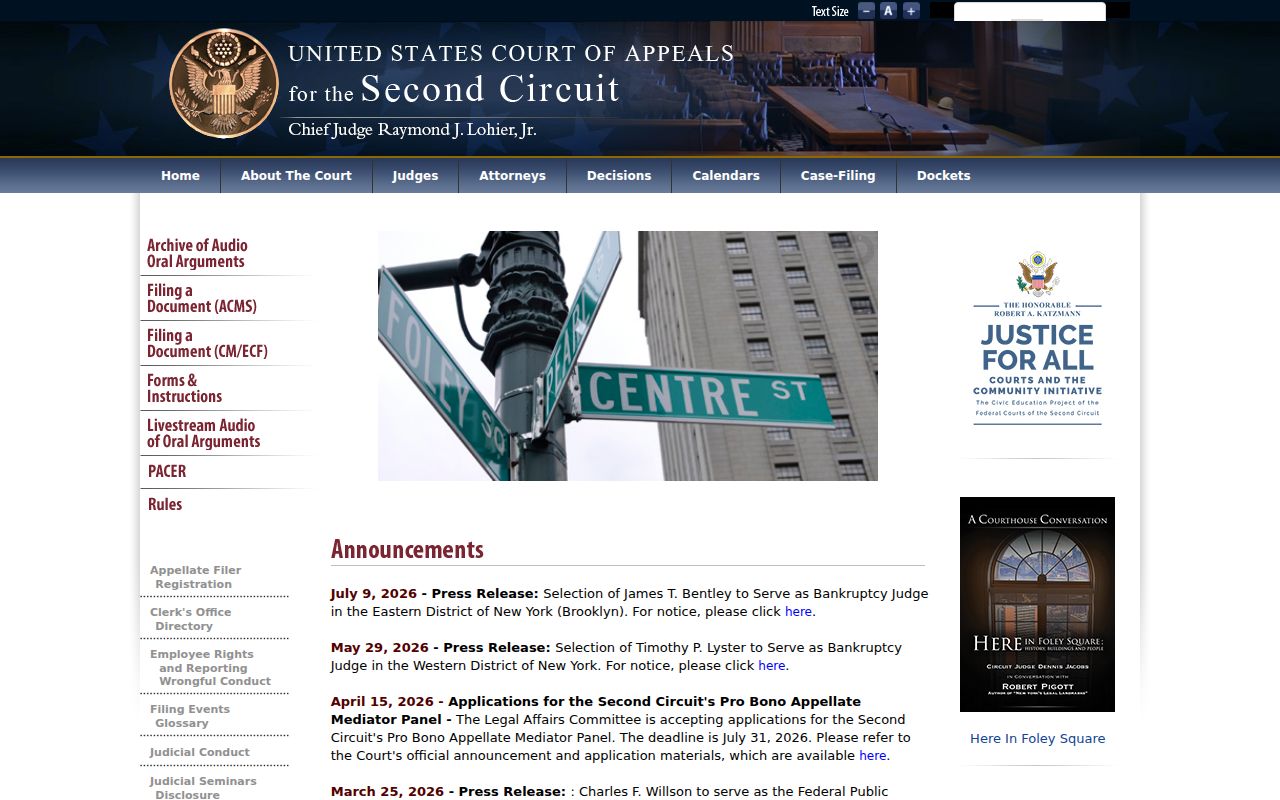 Bridgeport court dockets U.S. Court of Appeals for the Second Circuit
